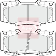 Apec Front Brake Pad Set fits Toyota Hilux Vigo VII Pickup 2005-2015 2.5 3.0
