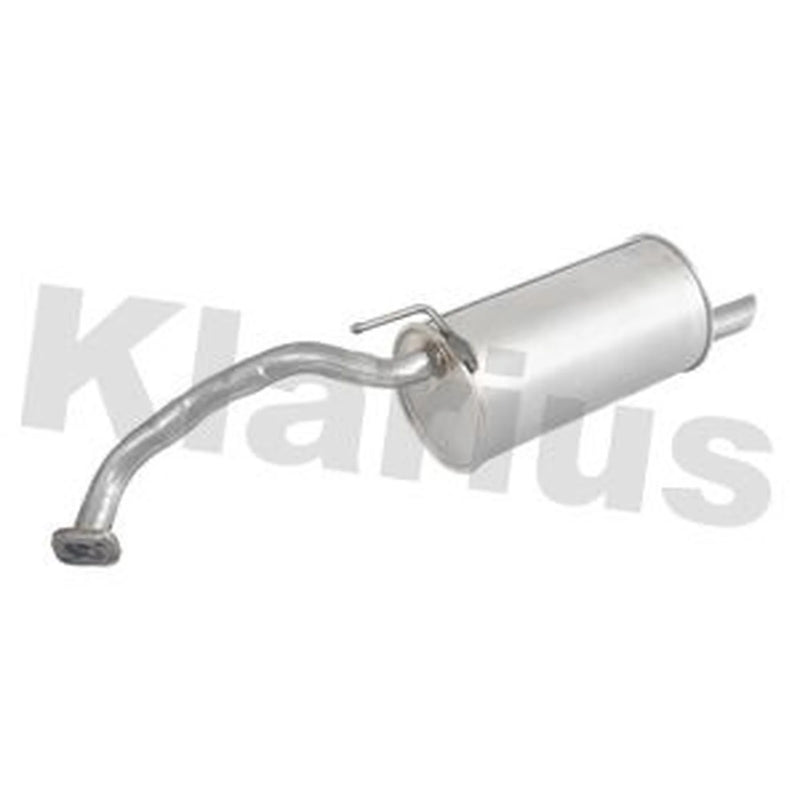 Klarius Box With Tail Pipe Rear fits Nissan Micra IV 2010-2020 1.2