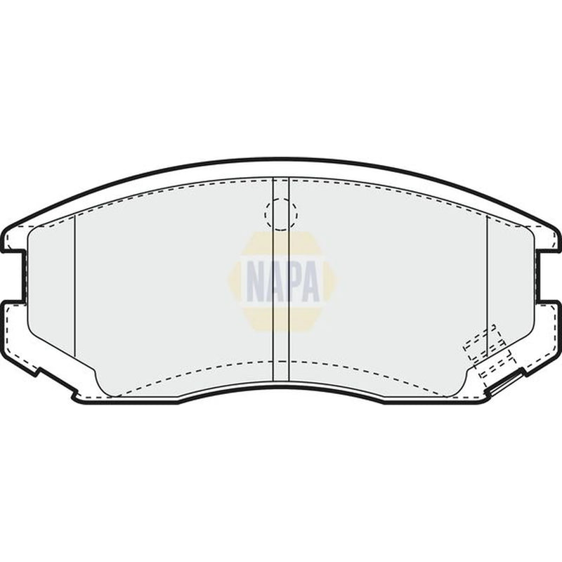 NAPA Front Brake Pad Set fits Daihatsu Atrai Wagon Bus 1992-1999 0.7