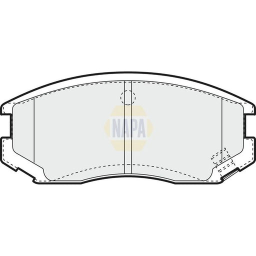 NAPA Front Brake Pad Set NBP1853