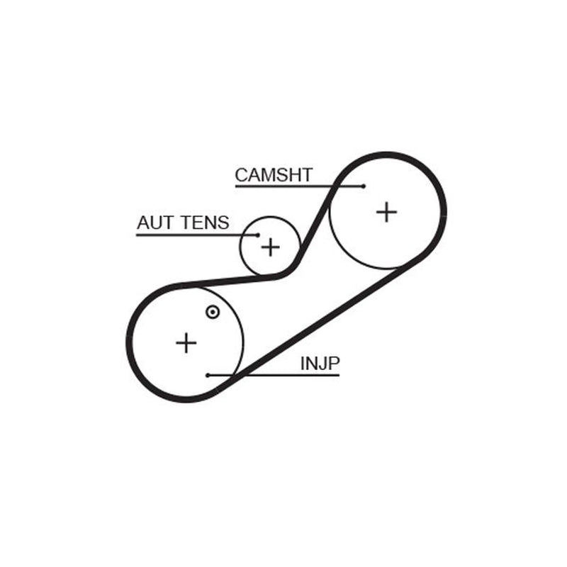 Gates Timing Belt Cambelt 78 Teeth fits Land Rover Freelander I 1998-2000 2.0