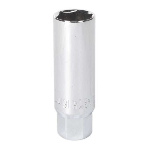 Sealey Spark Plug Socket 16mm 3/8"Sq Drive Thin Wall AK6557 Sealey - Dynamic Drive