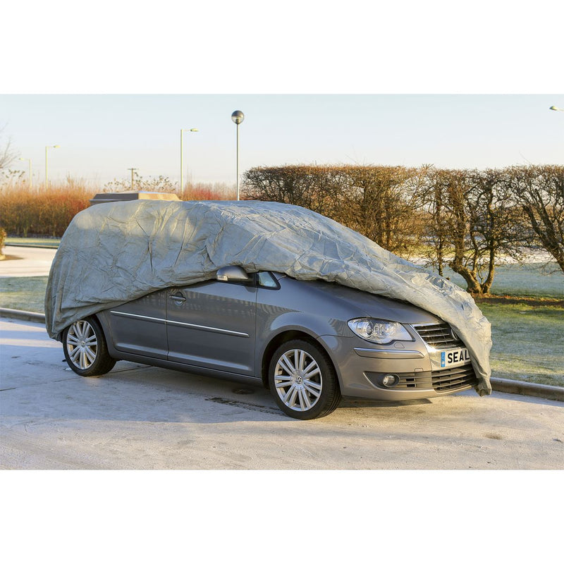 Sealey All Seasons Car Cover 3-Layer XX-Large SCCXXL Sealey - Dynamic Drive