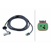 Hella ABS Wheel Speed Sensor Front Left 6PU 230 052-591