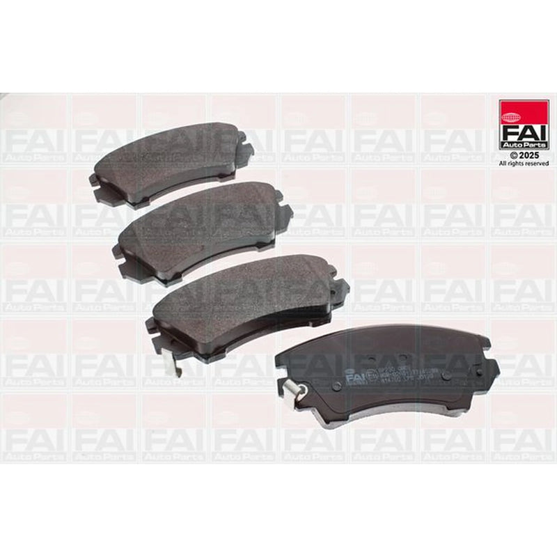 FAI Front Brake Pad Set fits Chevrolet Camaro 2009-2010 3.6