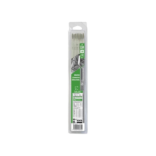 Gys Welding Stainless Steel Electrodes 316L 2.0mm (Pack 12) GYS WELDING - Dynamic Drive