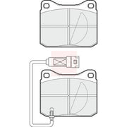 Apec Front Brake Pad Set PAD1901