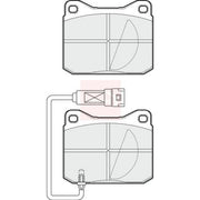 Apec Front Brake Pad Set fits Bentley Azure II 2006 on 6.8