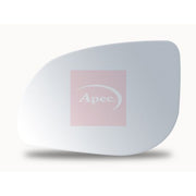 Apec Exterior Wing Mirror Glass Left fits Hyundai I10 I 2011-2013 1.0 1.2