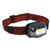 Sealey Rechargeable Head Torch with Auto-Sensor 8W COB LED HT08R Sealey - Dynamic Drive