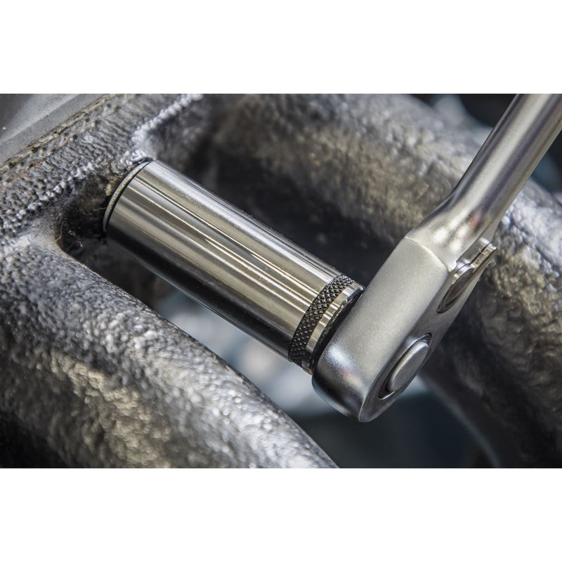 Sealey Socket Set Deep 13pc 1/4"Sq Drive Metric Black Series AK7991 Sealey - Dynamic Drive