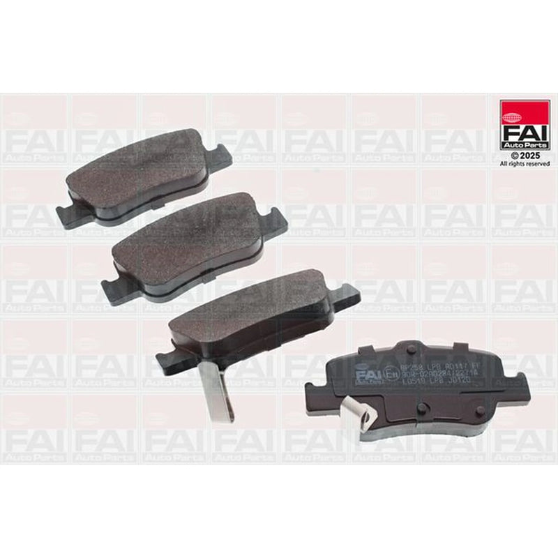 FAI Front & Rear Pads fits Toyota Auris 2009-2018 1.8