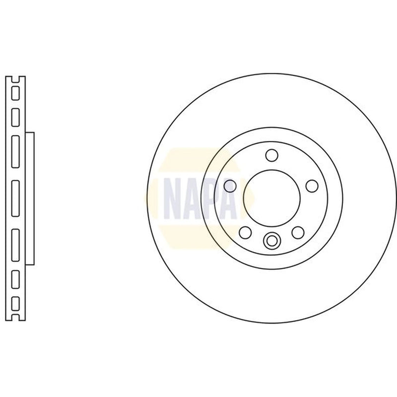 NAPA Front & Rear Brake Discs & Pads fits Land Rover Range Rover Evoque