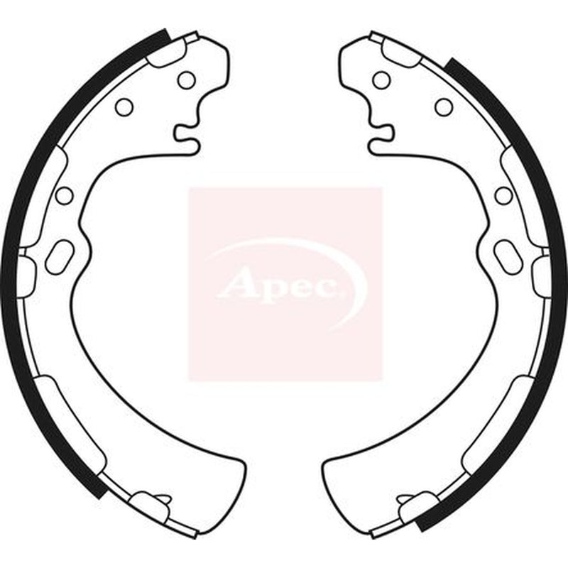 Apec Brake Shoe Set Axle Kit fits Nissan Elgrand 1995-2002 3.0 3.2 3.5