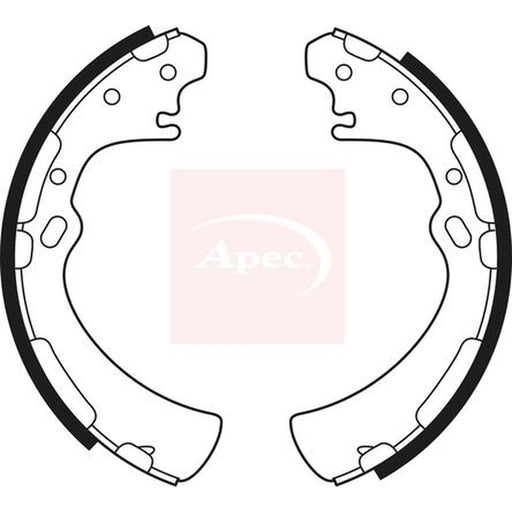 Apec Brake Shoe Set Axle Kit fits Nissan Elgrand 1995-2002 3.0 3.2 3.5