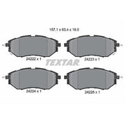 Textar Front Brake Pad Set 2422201