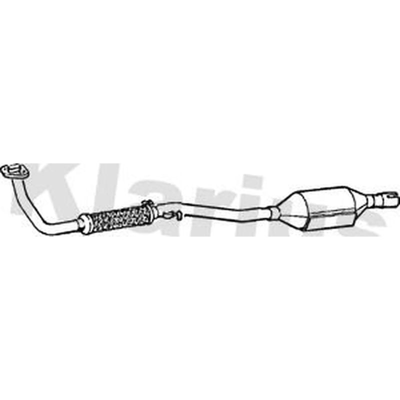 Klarius Catalyst Type Approved With Pipe Front fits Opel Mpv 1994-2001 1.7
