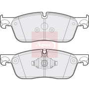 Apec Front Brake Pad Set fits Jaguar F-Pace 2015 on 2.0