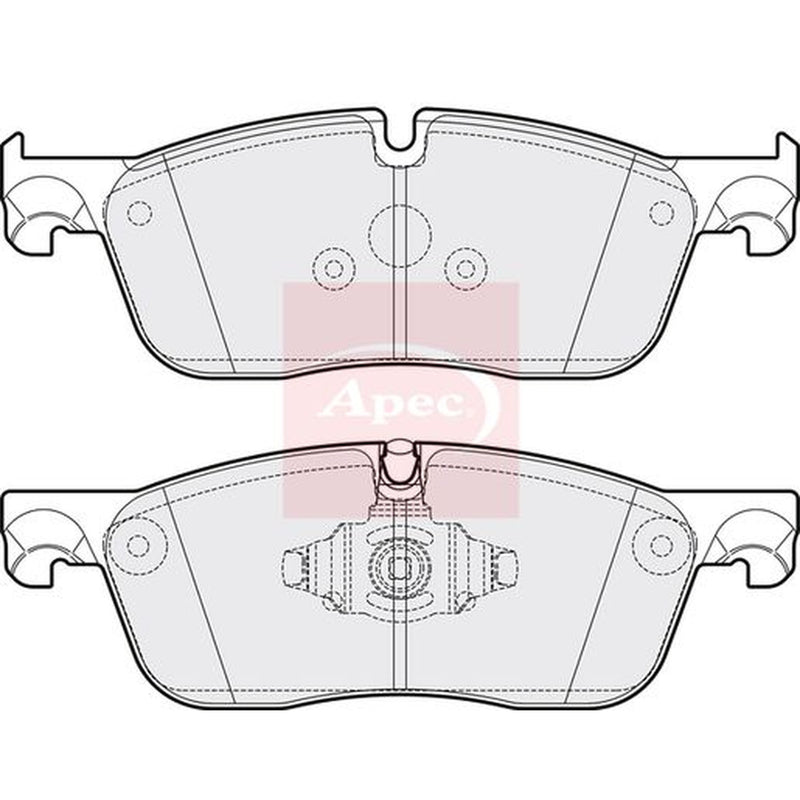Apec Front Brake Pad Set fits Jaguar F-Pace 2015 on 2.0