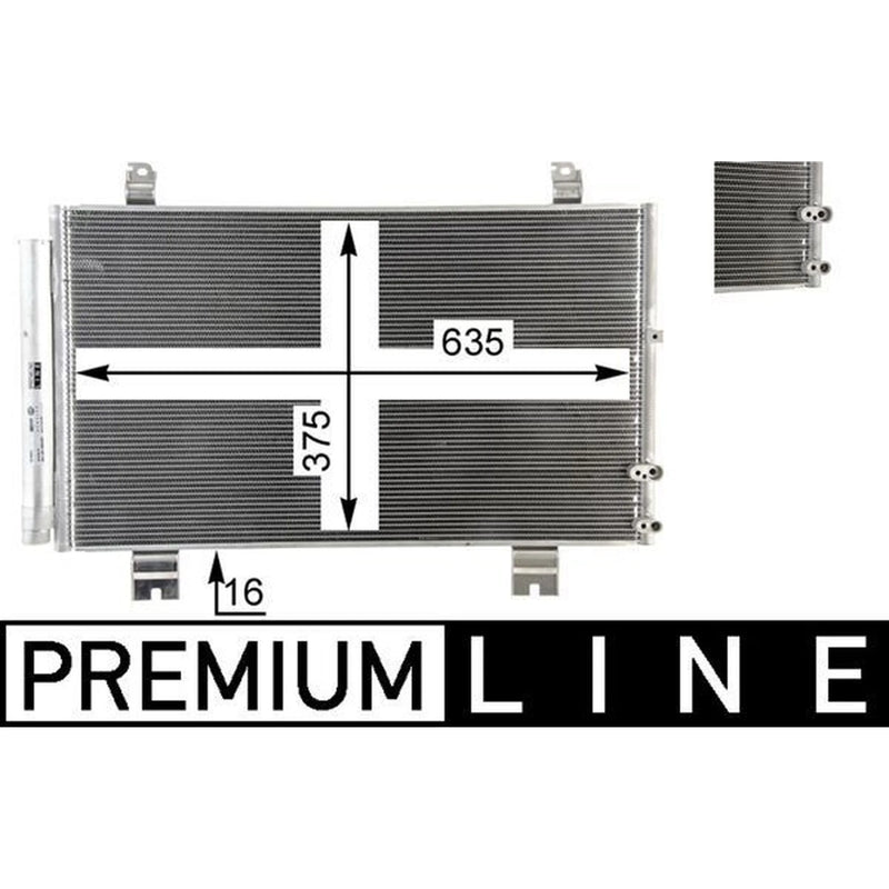 Mahle Air Conditioning Condenser fits Lexus Gs 2012-2018