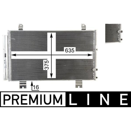 Mahle Air Conditioning Condenser fits Lexus Gs 2012-2018