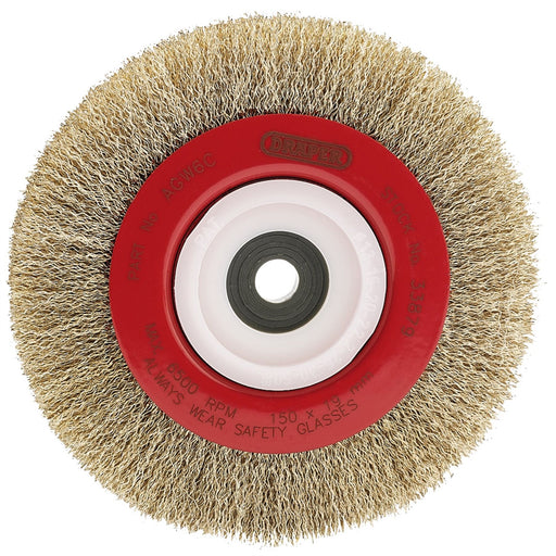 Draper Crimped Steel Wire Wheel, 150mm 33879 Draper - Dynamic Drive