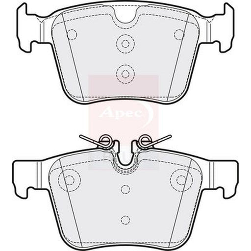 Apec Rear Brake Solid Discs & Pads fits Volvo V90 II 2016-2021