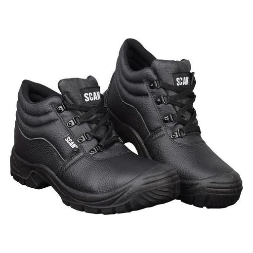 Scan 4 D-Ring Chukka Safety Boots Black UK 6 EUR 40 Scan - Dynamic Drive