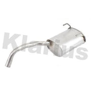 Klarius Box With Tail Pipe Rear fits Ford Ka 2008-2016 1.2