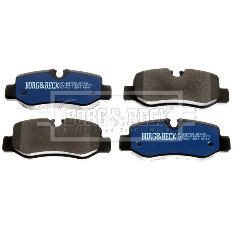 Borg & Beck Front & Rear Brake Discs & Pads fits Mercedes-Benz Eqv 2020 on