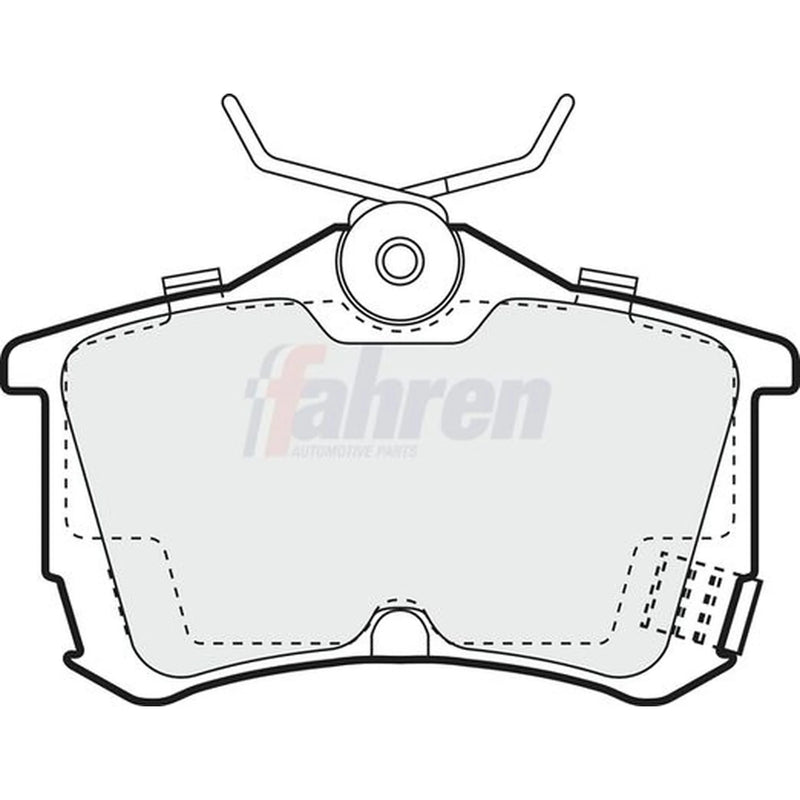 Fahren Rear Brake Pad Set FBP3041