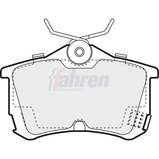 Fahren Rear Brake Pad Set FBP3041