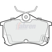 Fahren Rear Brake Solid Discs & Pads fits Honda Accord VII 2003-2008 2.0 2.2 2.4