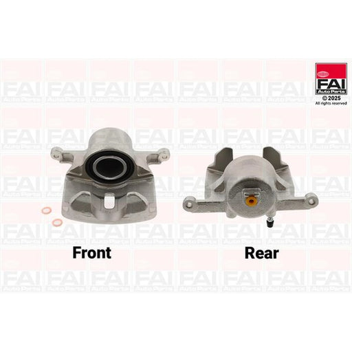 FAI Brake Caliper Assembly Front Left fits Nissan Qashqai +2 2007-2014