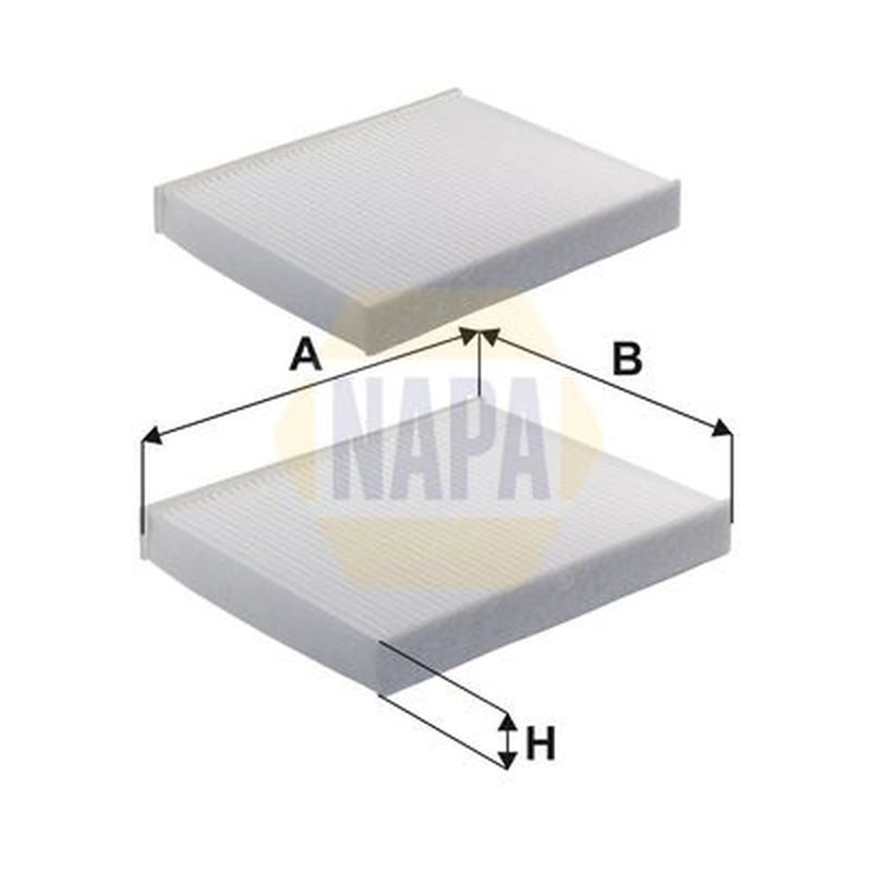 NAPA Cabin Air Filter (Pollen Filter) fits Alpina B5 2010-2016