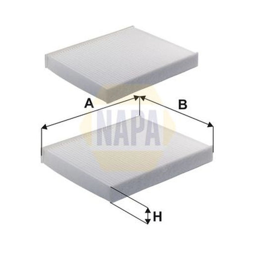 NAPA Cabin Air Filter (Pollen Filter) NFC4305