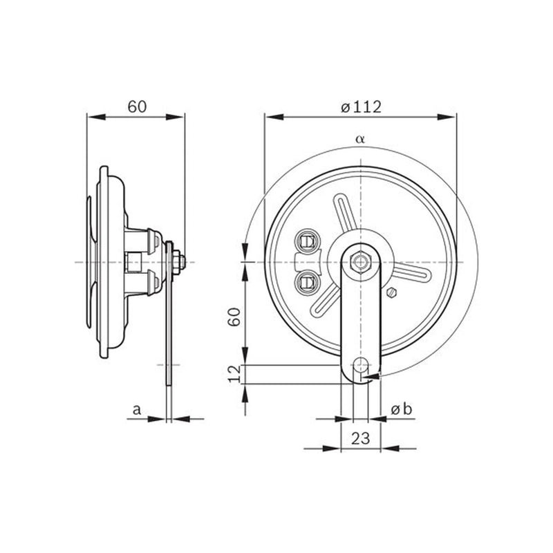 Bosch Car Horn Signal Unit