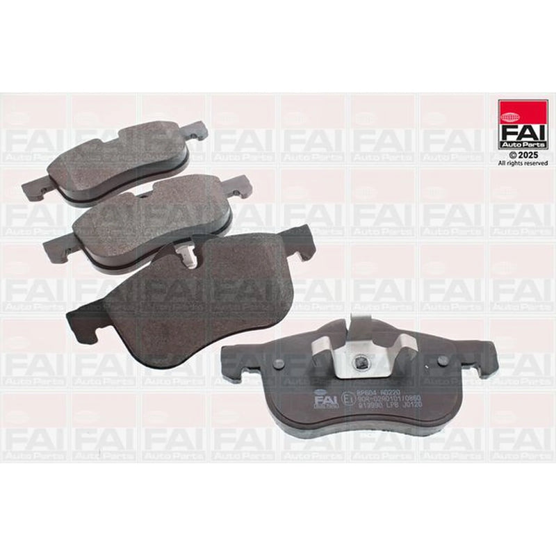 FAI Front Brake Pad Set fits MG MG 6 2010 on 1.8