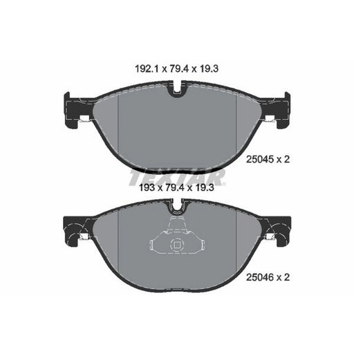 Textar Front Brake Pad Set 2504501