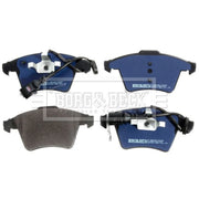 Borg & Beck Front & Rear Brake Discs & Pads fits VW Touareg 2003-2010 2.5
