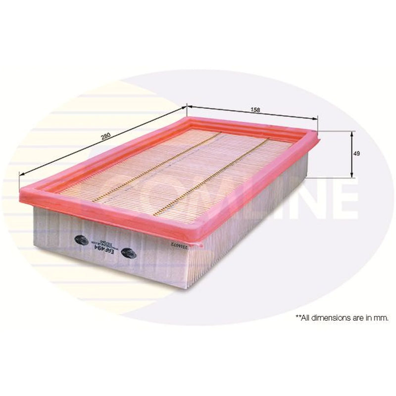 Comline Engine Air Filter fits Fiat Stilo 2001-2006 1.6