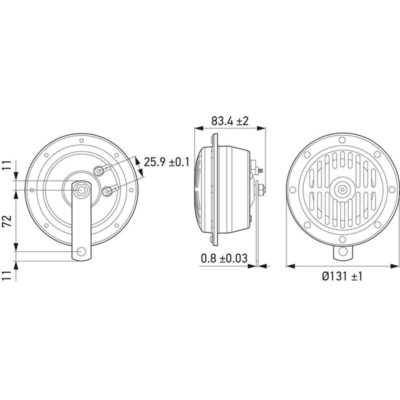 Hella Car Horn Signal Unit