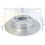 Comline Front & Rear Brake Discs & Pads fits BMW 1 Sports Hatch 2013-2019