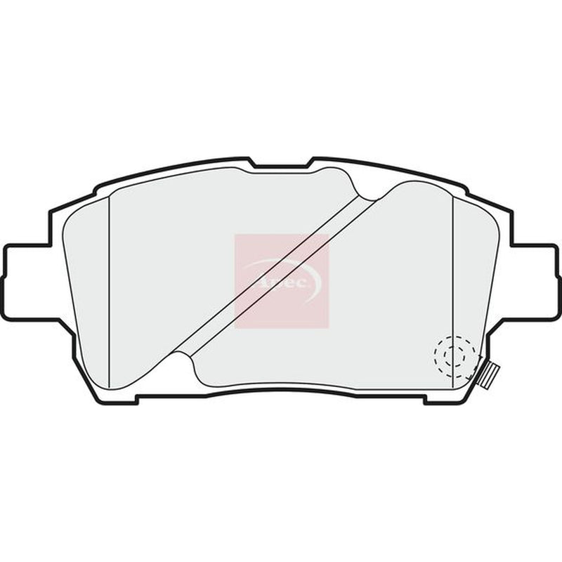 Apec Front Brake Vented Discs & Pads fits Toyota Celica 1999-2005 1.8