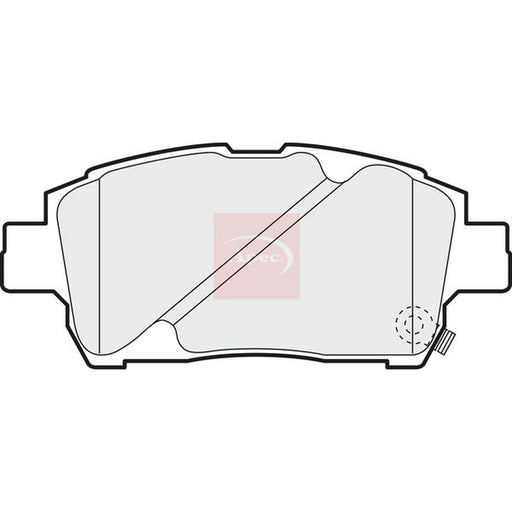 Apec Front & Rear Brake Discs & Pads fits Toyota Corolla 1997-2001 1.6