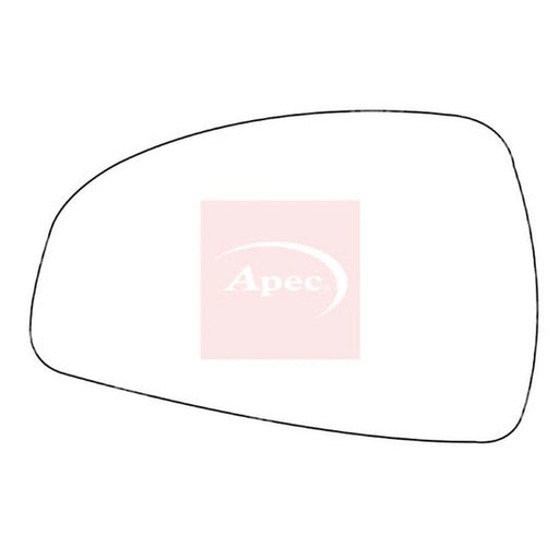 Apec Exterior Wing Mirror Glass Left AMS2761A