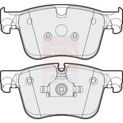 Apec Front Brake Pad Set PD3744