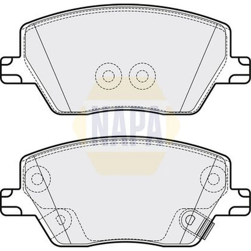 NAPA Front Brake Pad Set NBP1556