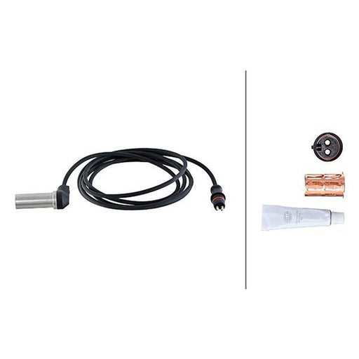 Hella ABS Wheel Speed Sensor Rear fits Iveco Eurocargo I-Iii 1991-2015