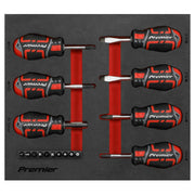 Sealey Premier Premier GripMAX Stubby Screwdriver Set 17pc AK4371 Sealey Premier - Dynamic Drive